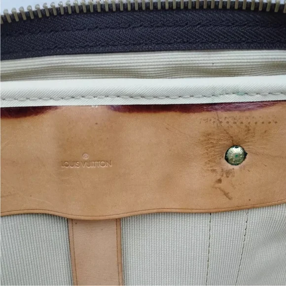 Louis Vuitton Travel Bag Sirius 55 Brown Monogram with Lock & Key - Picture 8 of 15